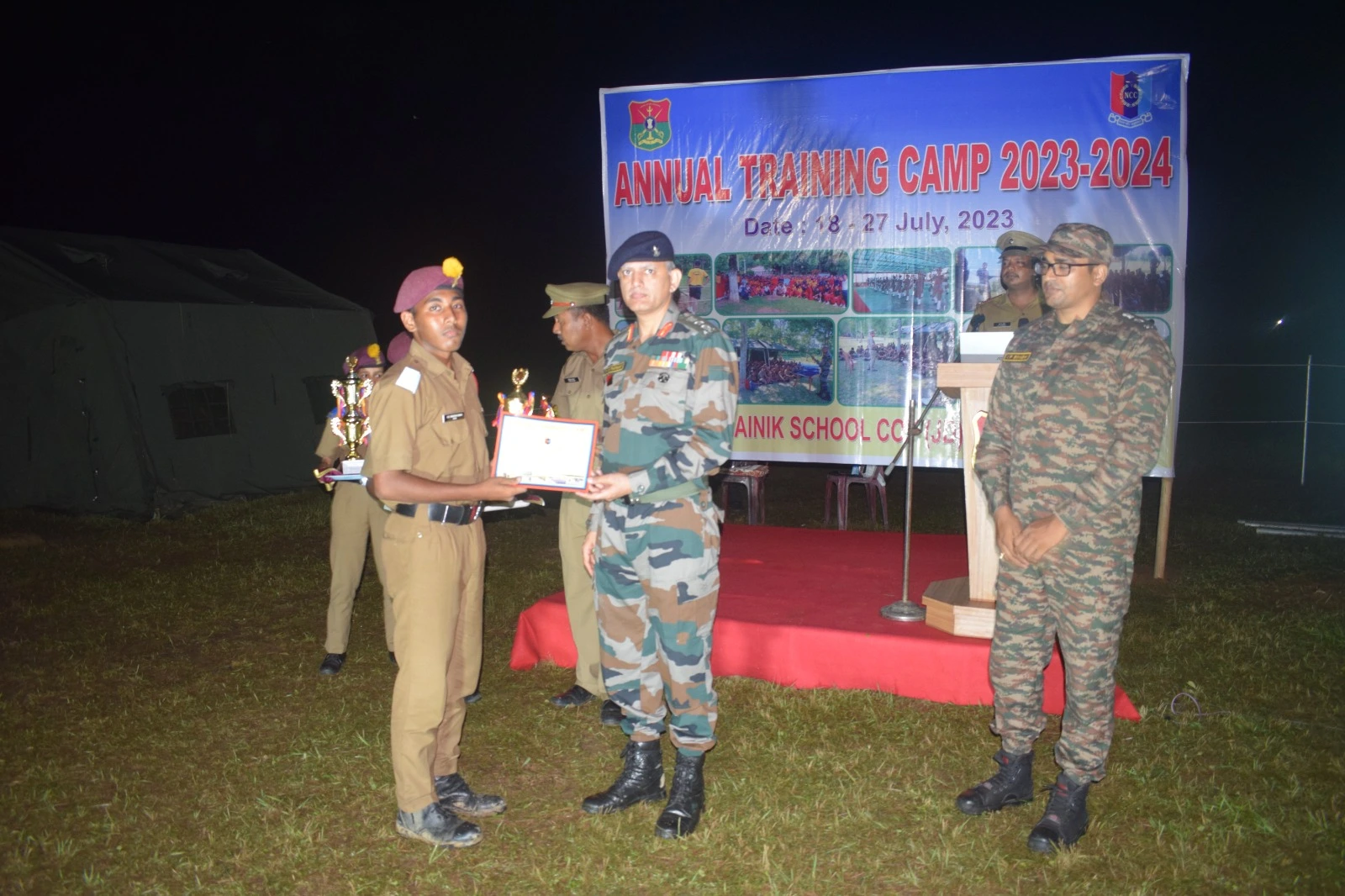 Sainik School Goalpara Hosts NCC Camp