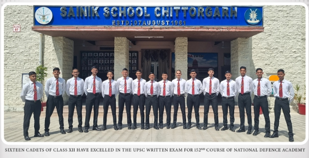 Sainik School Chittorgarh NDA Selections