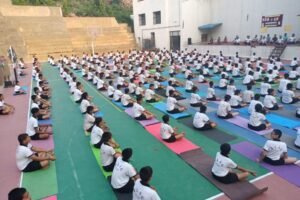 Sainik School Yoga Day 5