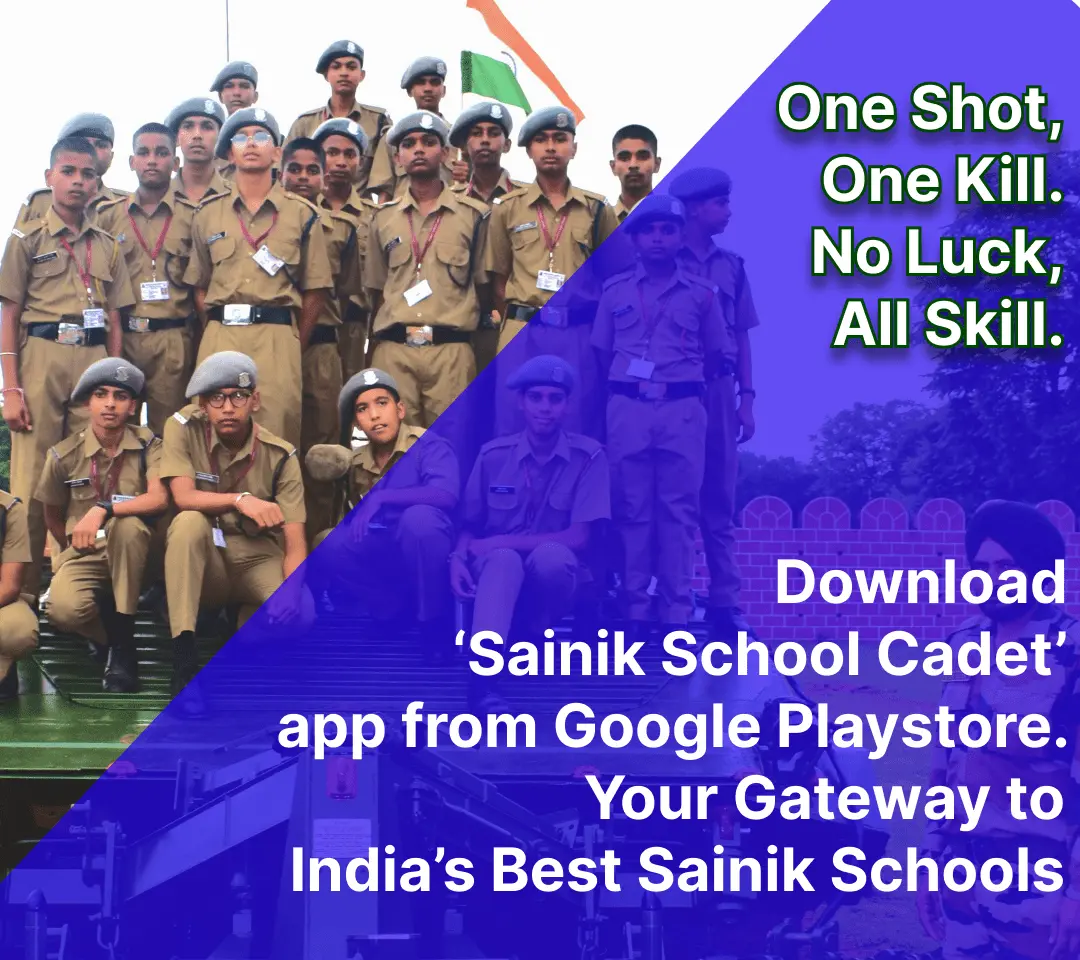 Sainik School Cadet app 2024
