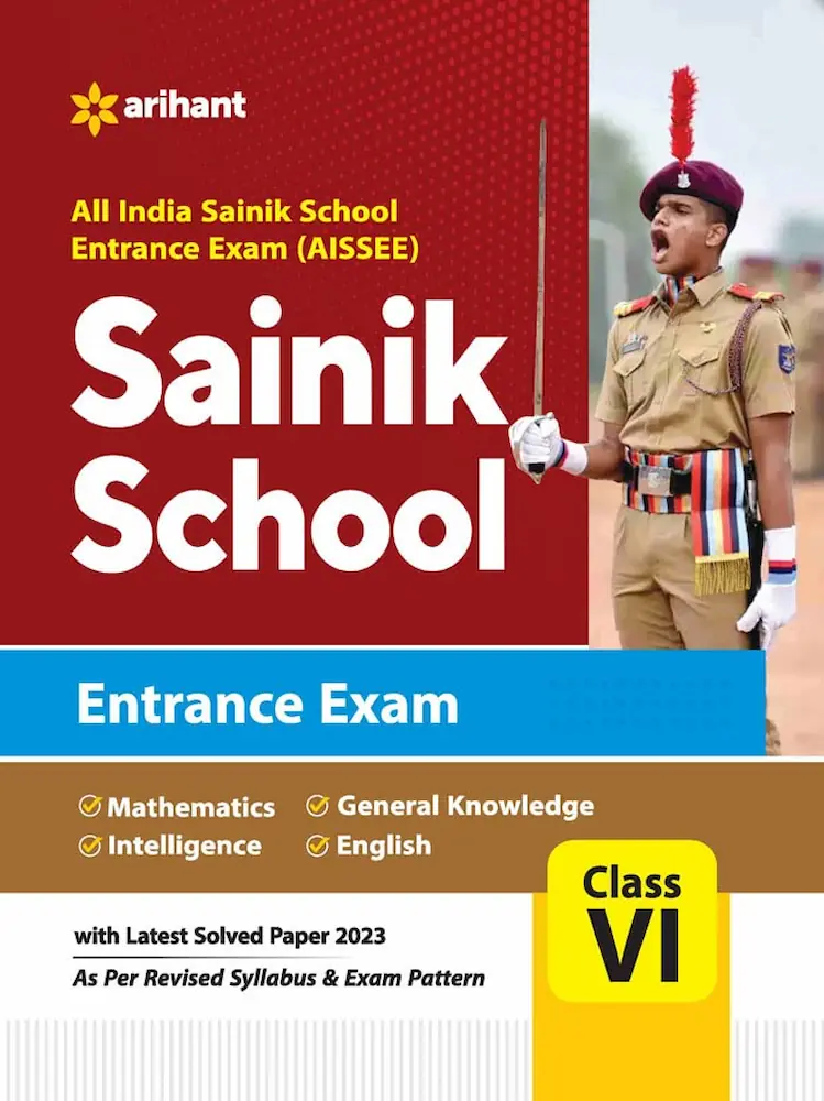 Arihant Sainik School Class 6 Guide Cover