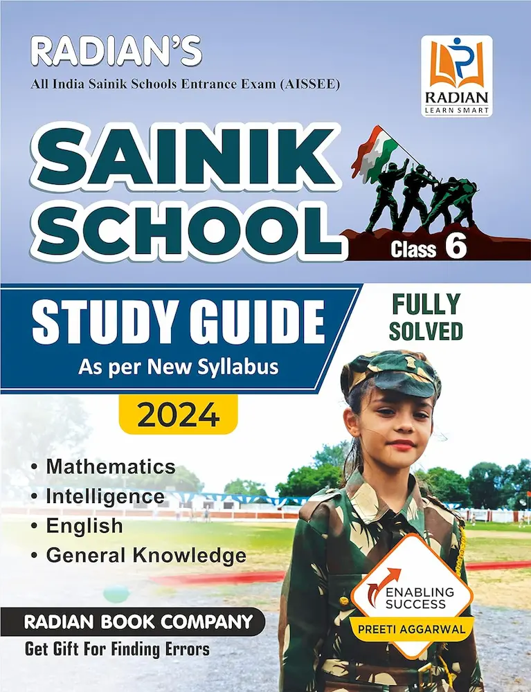 Radian Sainik School Guide Book class 6 Cover