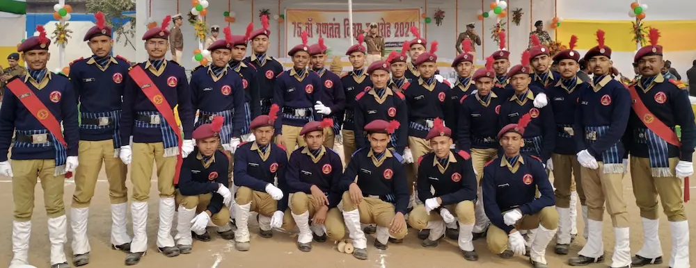 Sainik School cadets at republic day parade 2024