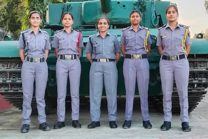 Girl Cadets of UP Sainik School Lucknow