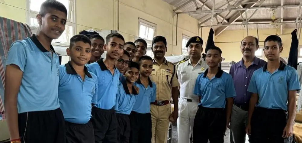 Dattatray Karale IPS with Cadets