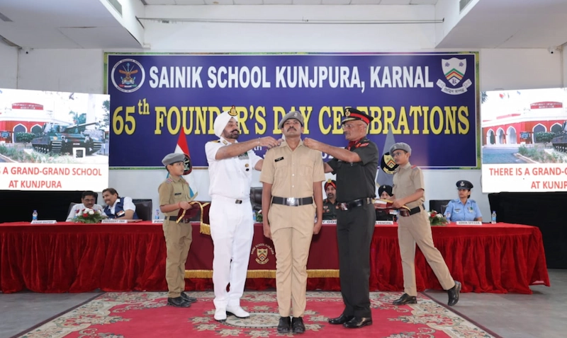 65th Founder's day Sainik School Kunjpura
